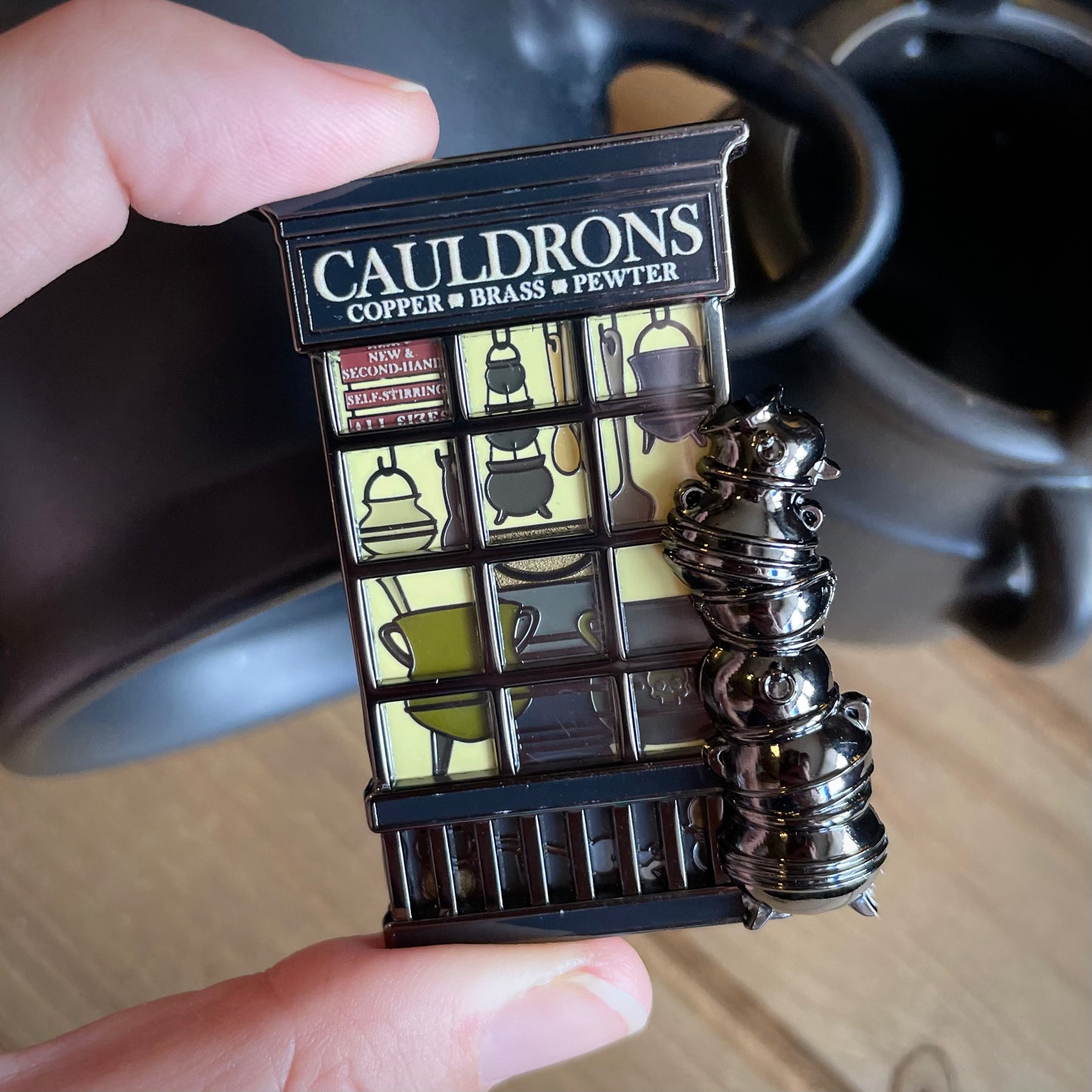Cauldron Shop Window Pin