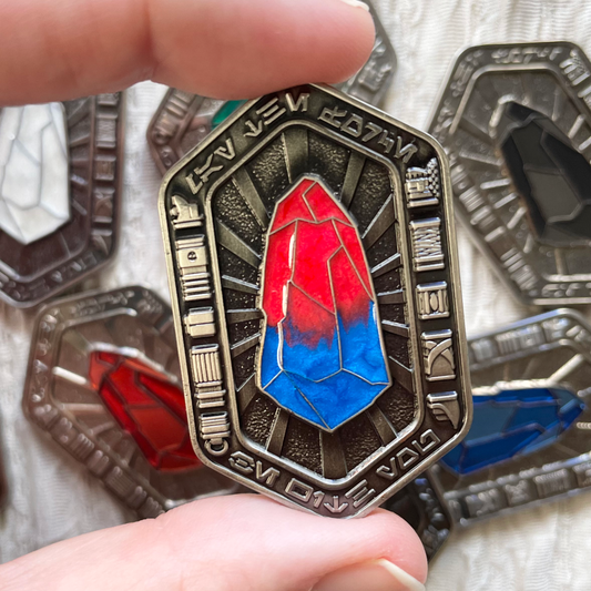 Gatherers Secret Coin - Cracked Crystal