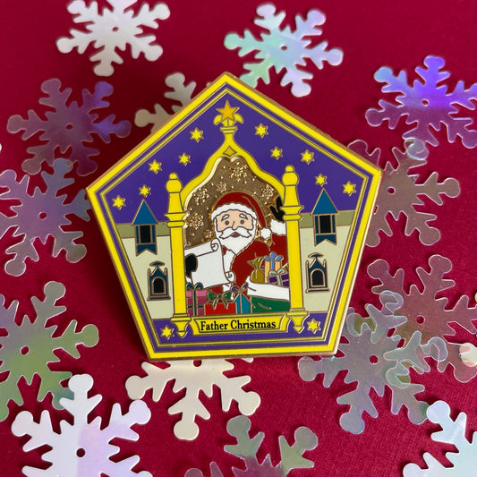 Saint Nick Card Pin
