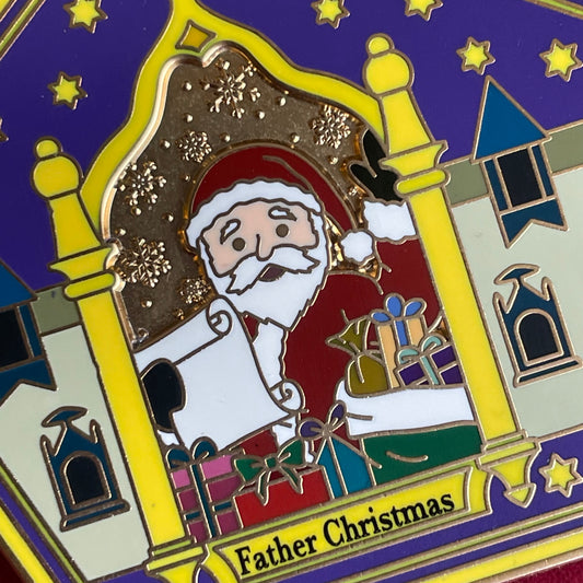 Saint Nick Card Pin