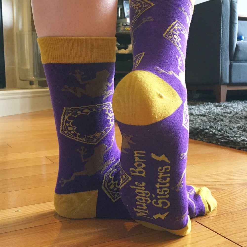 Hopping Chocolate Socks