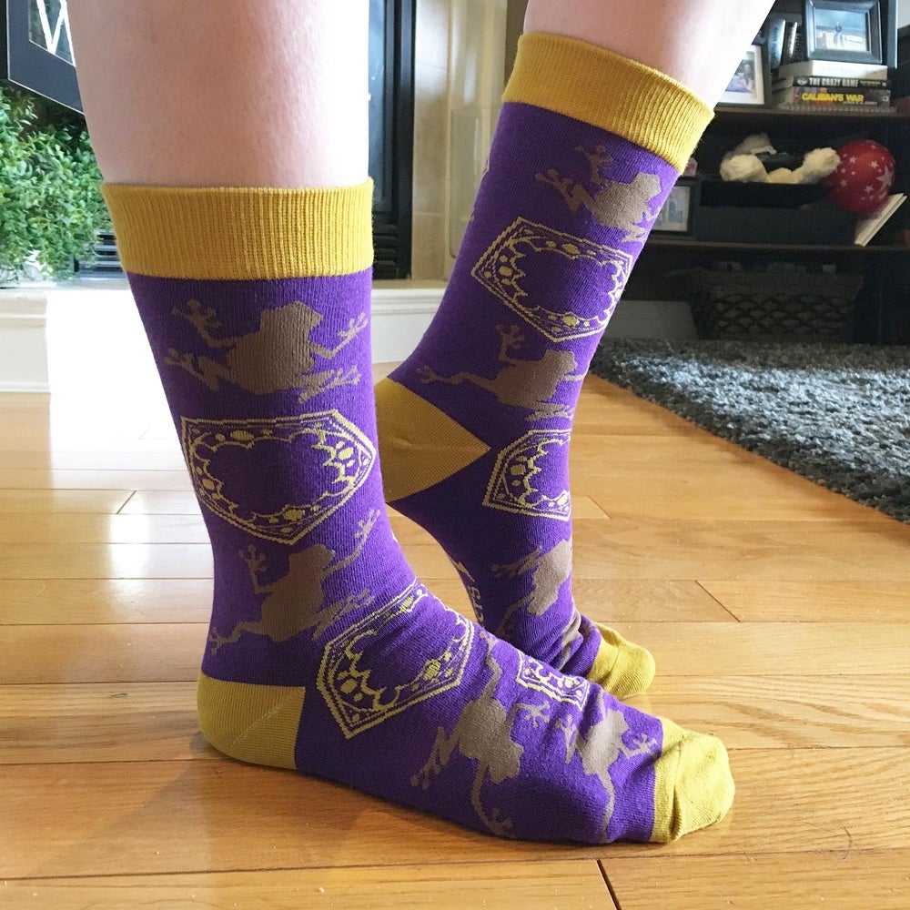 Hopping Chocolate Socks