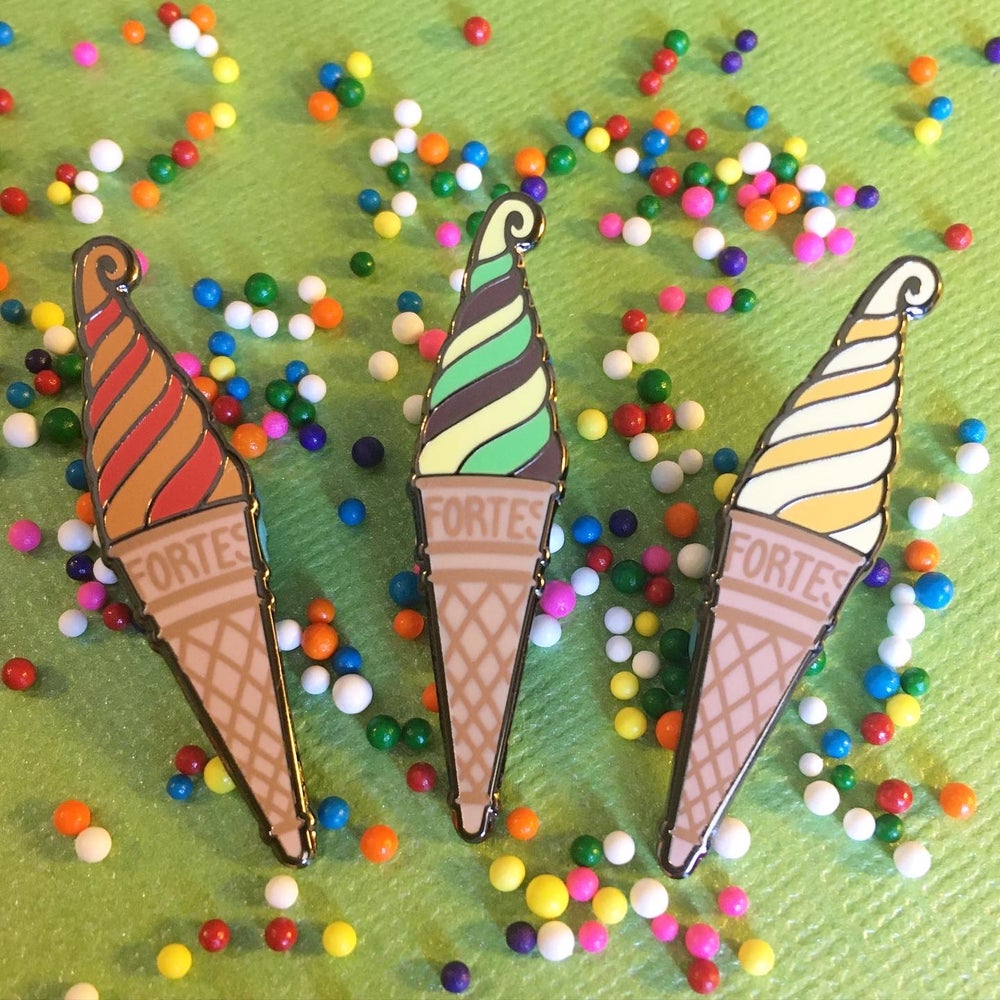 Ice Cream Swirl Pin