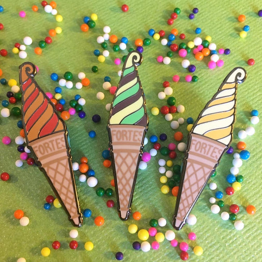 Ice Cream Swirl Pin