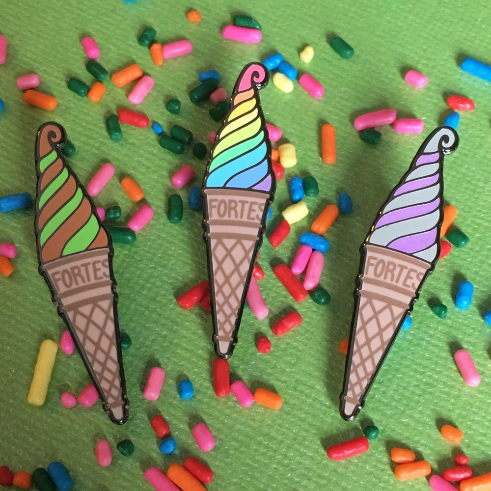 Ice Cream Swirl Pin