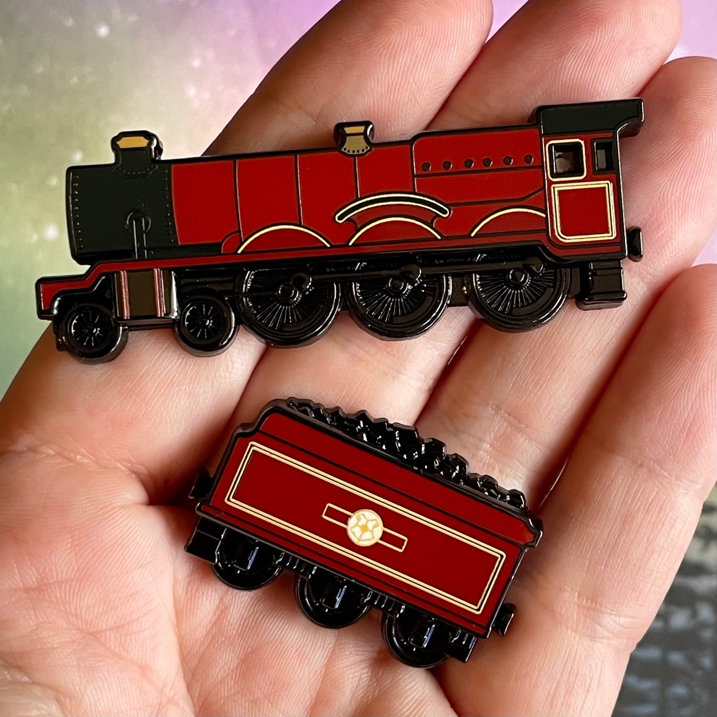 Train Engine and Coal Car Pin Set