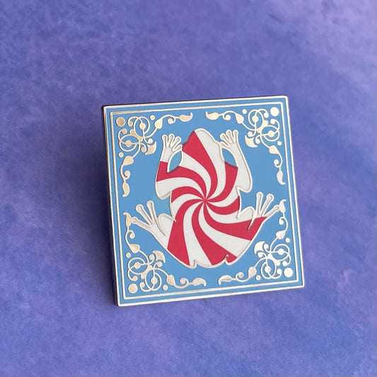 Peppermint Toad Pin