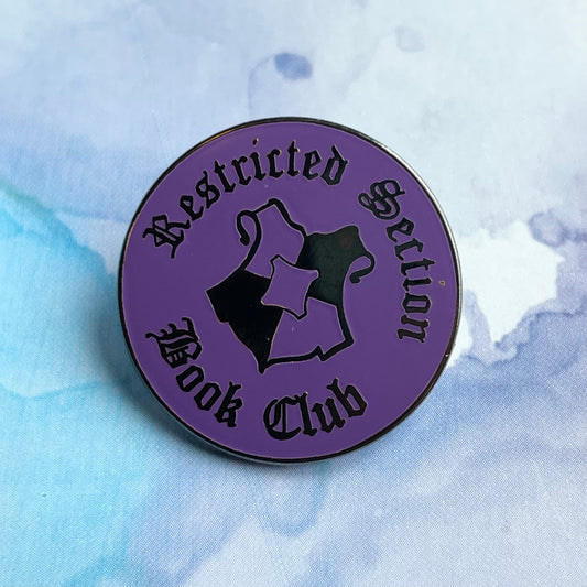 Restricted Section Book Club Pin
