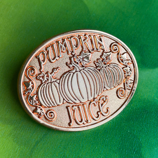Pumpkin Juice Logo Pin