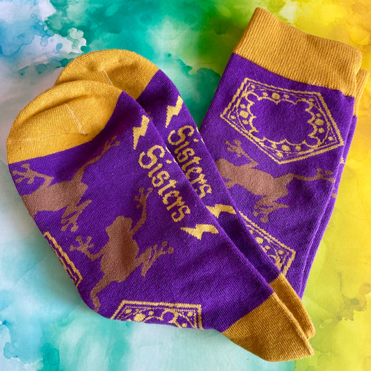 Hopping Chocolate Socks