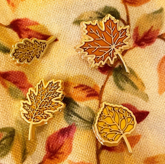 Autumn Leaf Mini Pins