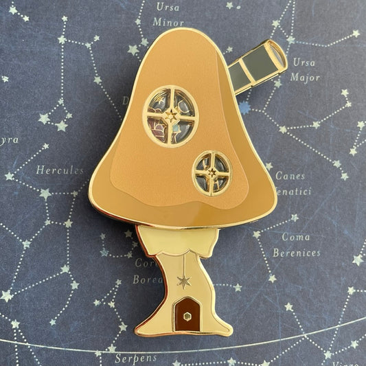 Wildwood Observatory Pin - Mushroom Village Pin Collection