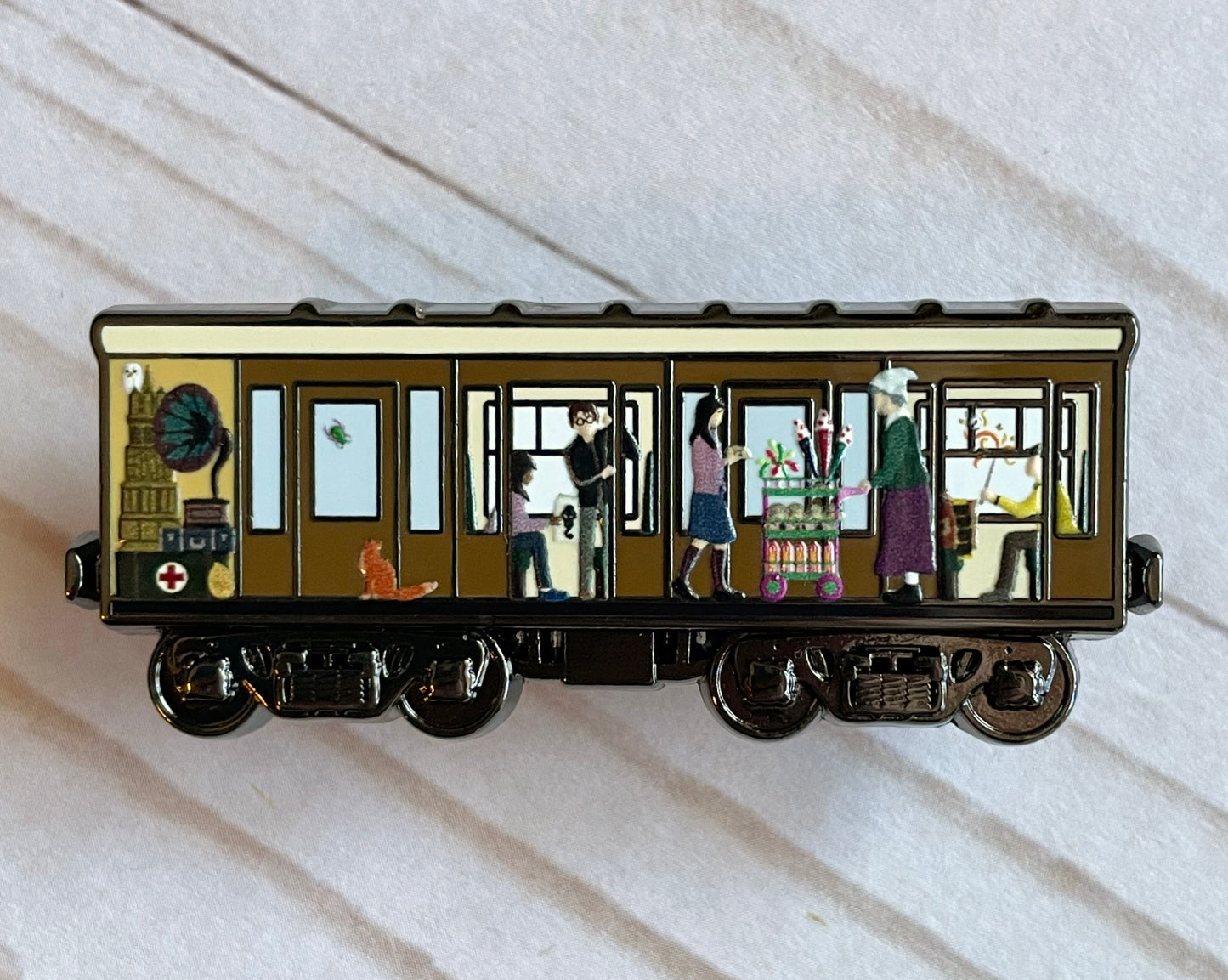 4th Year Train Car Pin