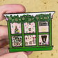Holiday Candy Shop Window Pin