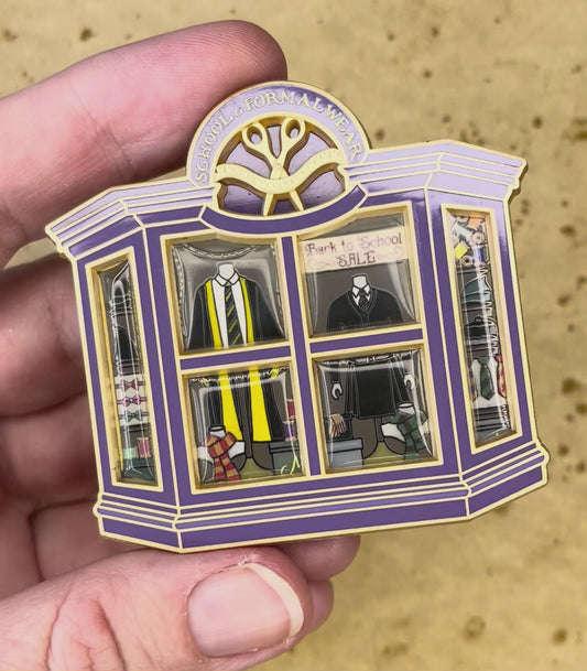 Robe Shop Window Pin