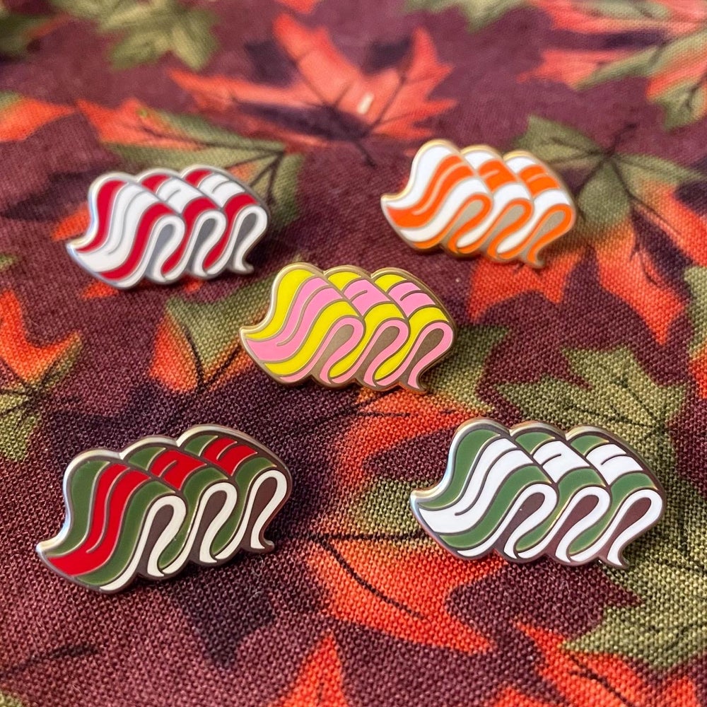 Ribbon Candy Pins