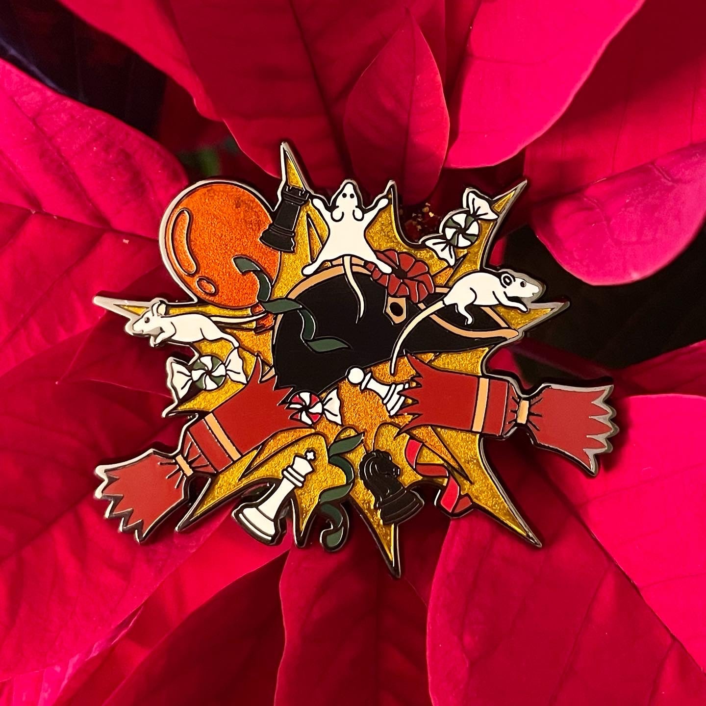 Wizard Christmas Cracker Pin