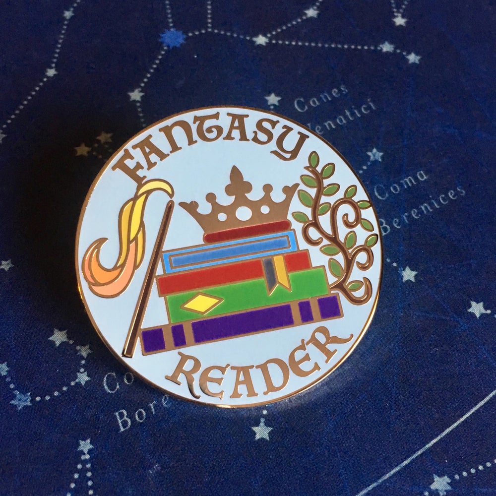 Fantasy Reader Pin