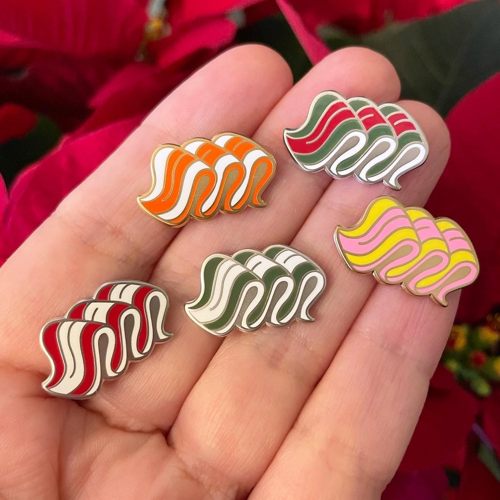 Ribbon Candy Pins