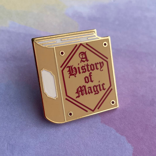 History Textbook Pin