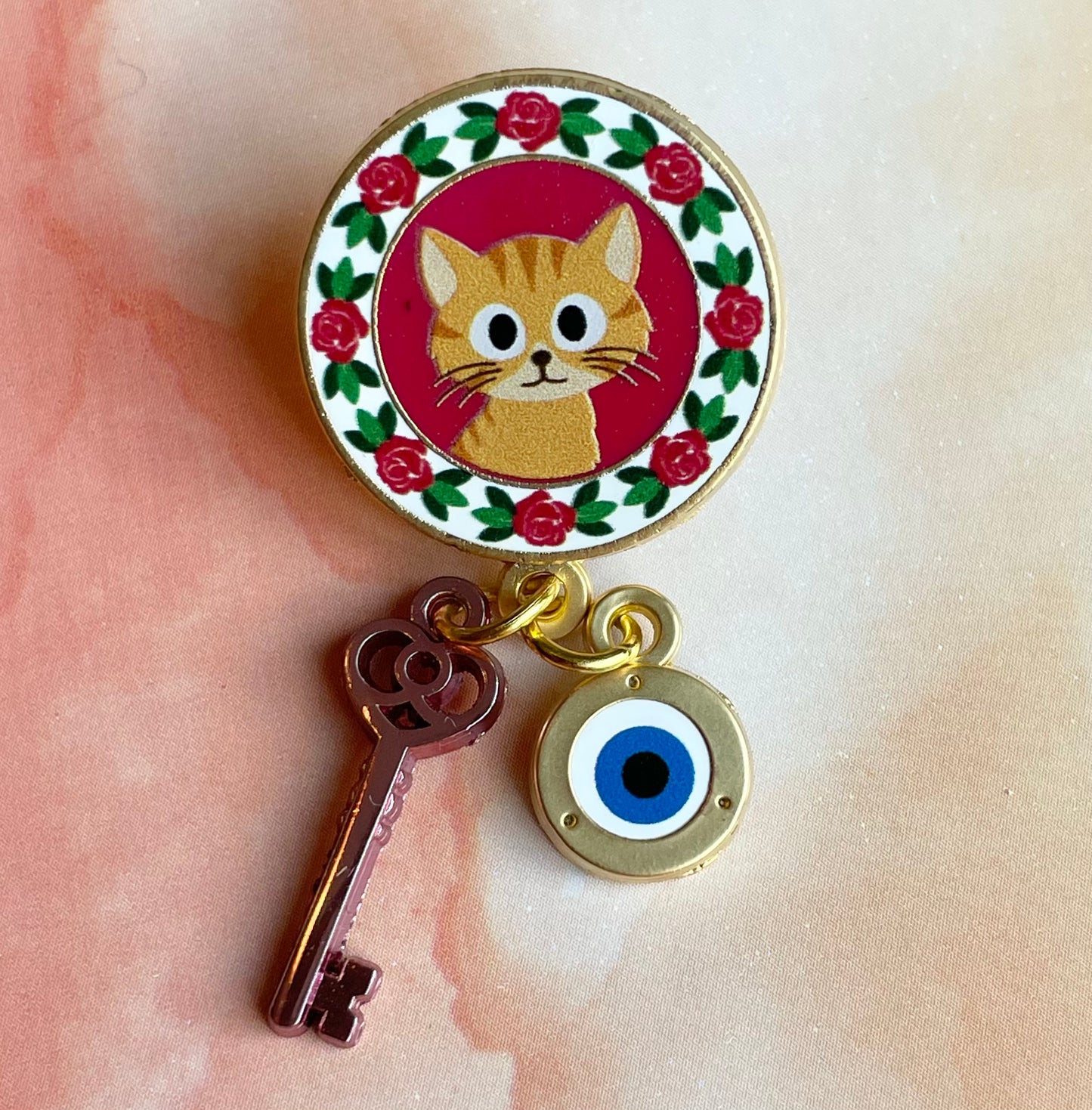 Pink Witch Key Pin