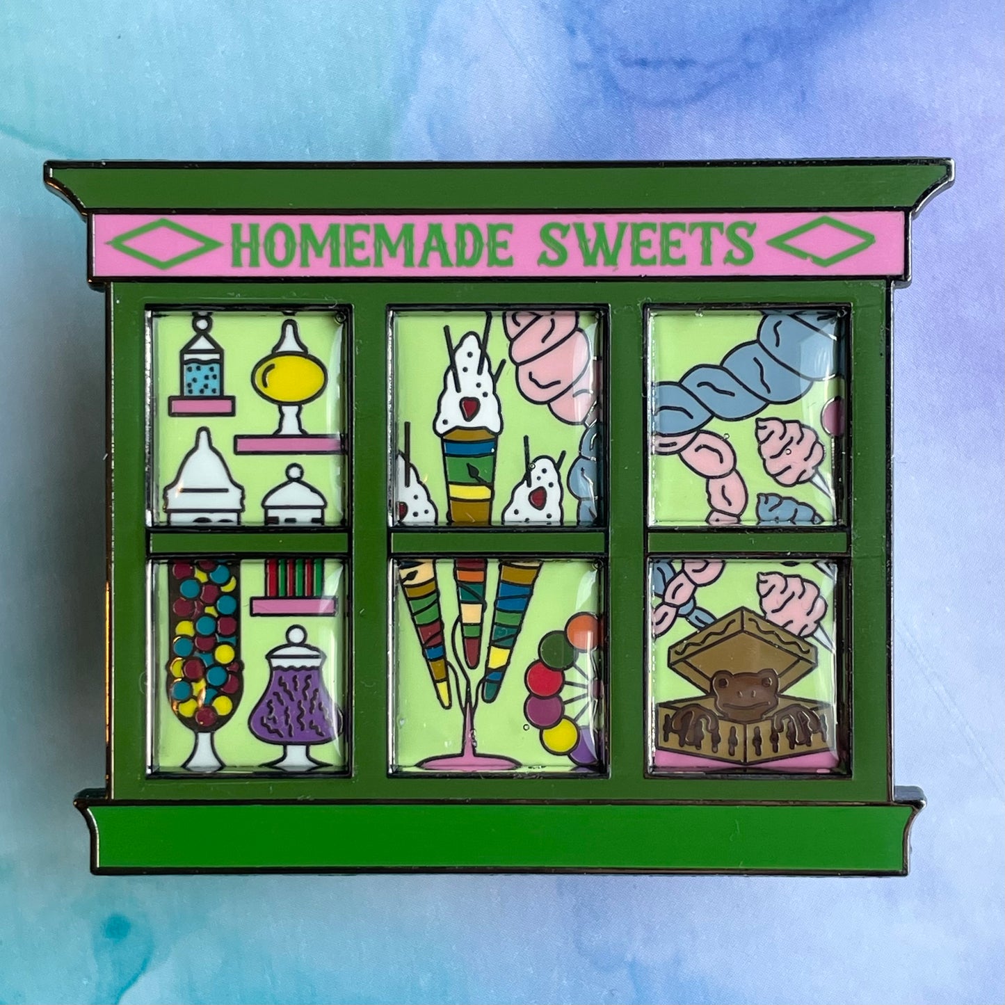 Candy Shop Window Pin