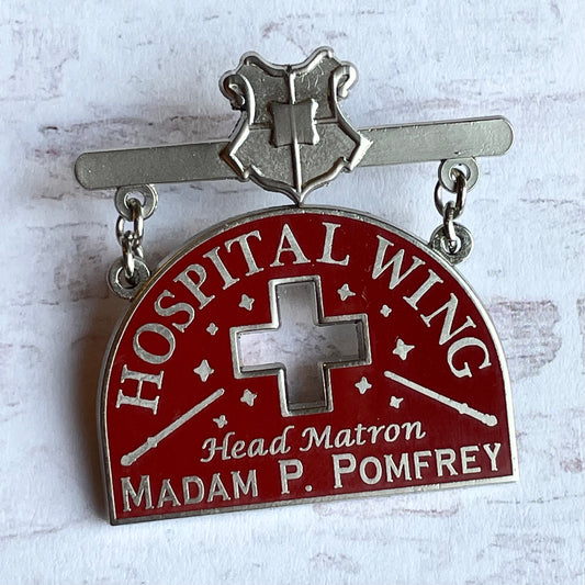 Hospital Wing Sign Pin