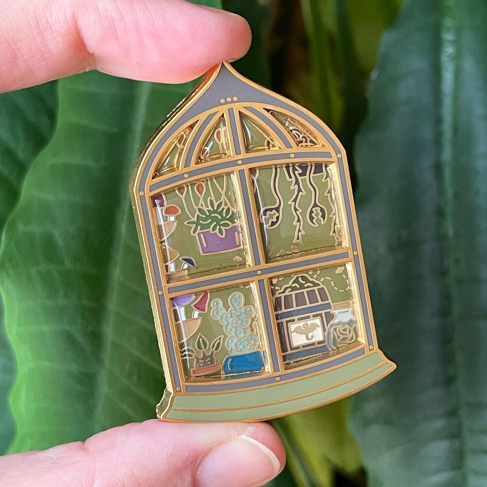 Botanical Shop Window Pin