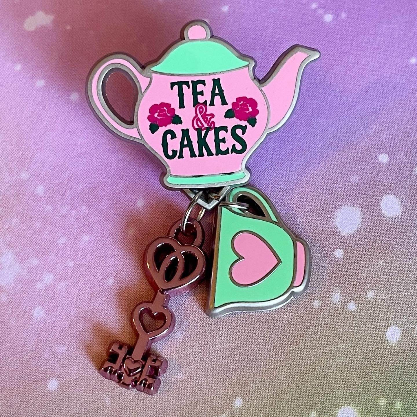 Tea Shop Key Pin